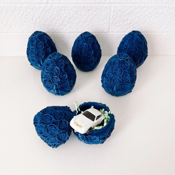 Rose-Covered Easter Eggs โ Handcrafted Party Favors, Spring Decor, Wedding Gifts - Picture 4 of 10